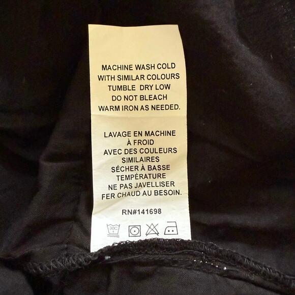 Ramy Brook NWT Jaycee Black Strapless Embroidered Cotton Ruffle Mini Dress L & S - Picture 12 of 16